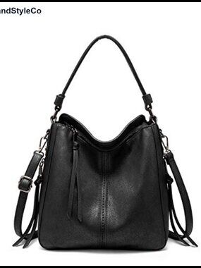 Hobo Crossbody Bag for Women Faux Leather Large Designer Shoulder Purse Handbags